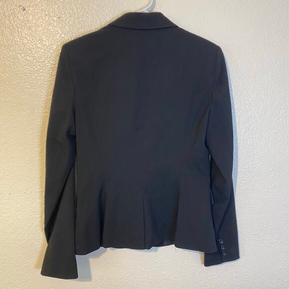 Banana Republic Classic Two Button Black Blazer Womens Size 6 Work Office - Picture 6 of 7